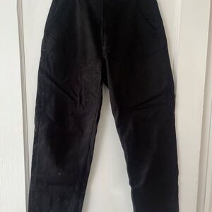 Everlane Black Straight-Leg Crop Jeans